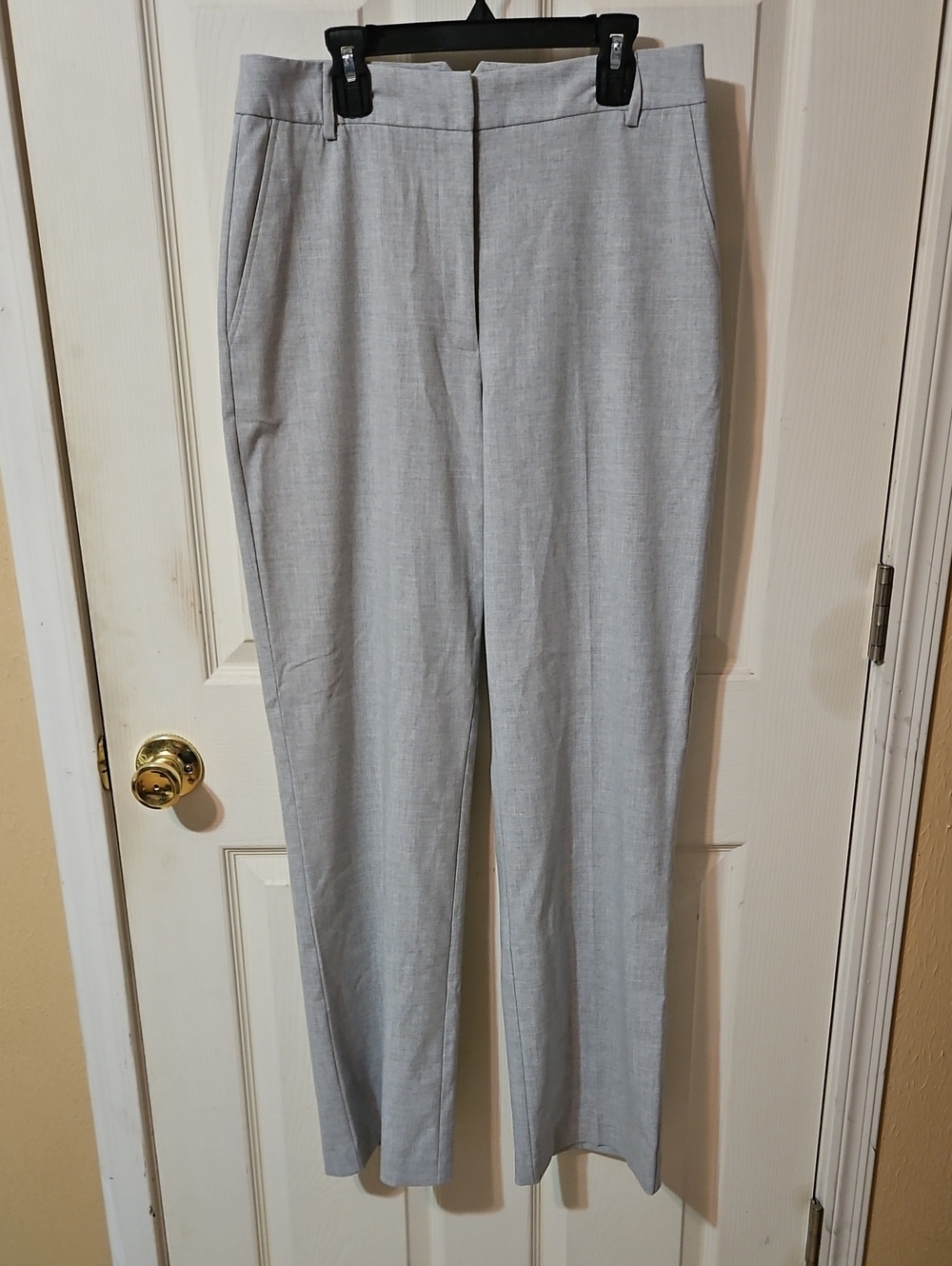 Light Gray Dress Pants - Modern Flat Front